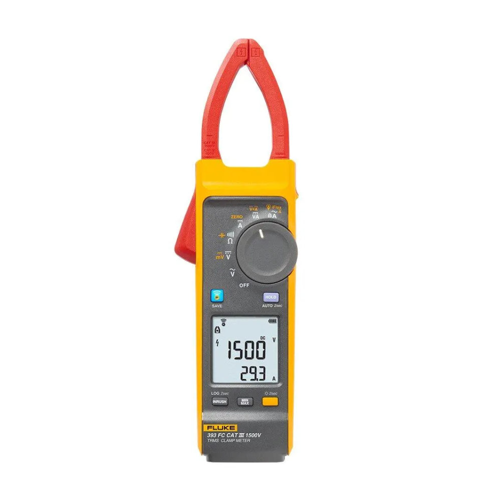 Fluke 393 FC Cat III 1500 V True-rms Solar Clamp Meter from GME Supply